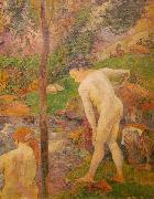 Paul Gauguin Baigneurs en Bretagne oil painting on canvas